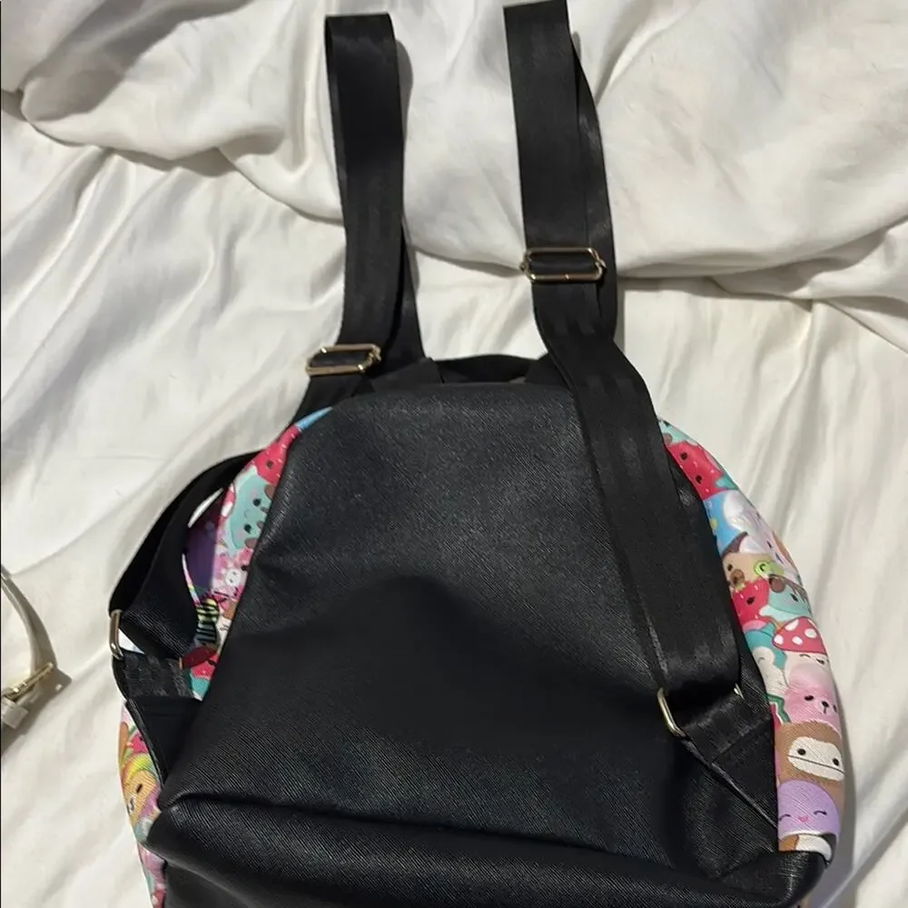 Squishmallows Colorful Cartoon Character Backpack like new adjustable straps